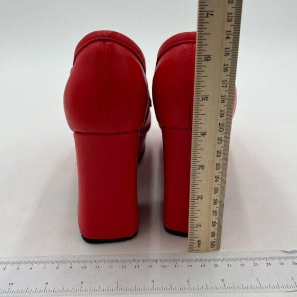 Platform Loafers High Block Heeled Mary Janes for Women Ladies Comfortable - Picture 4 of 7